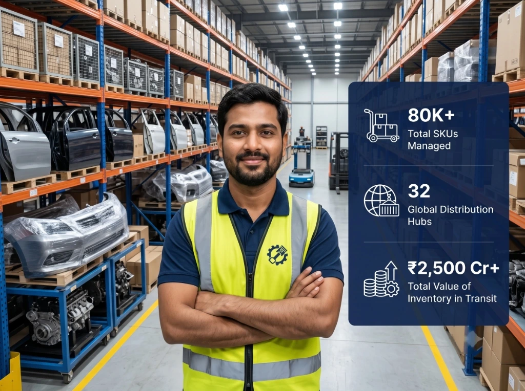 Wholesale Auto Parts Hub & 80K+ SKUs Managed Logistics
